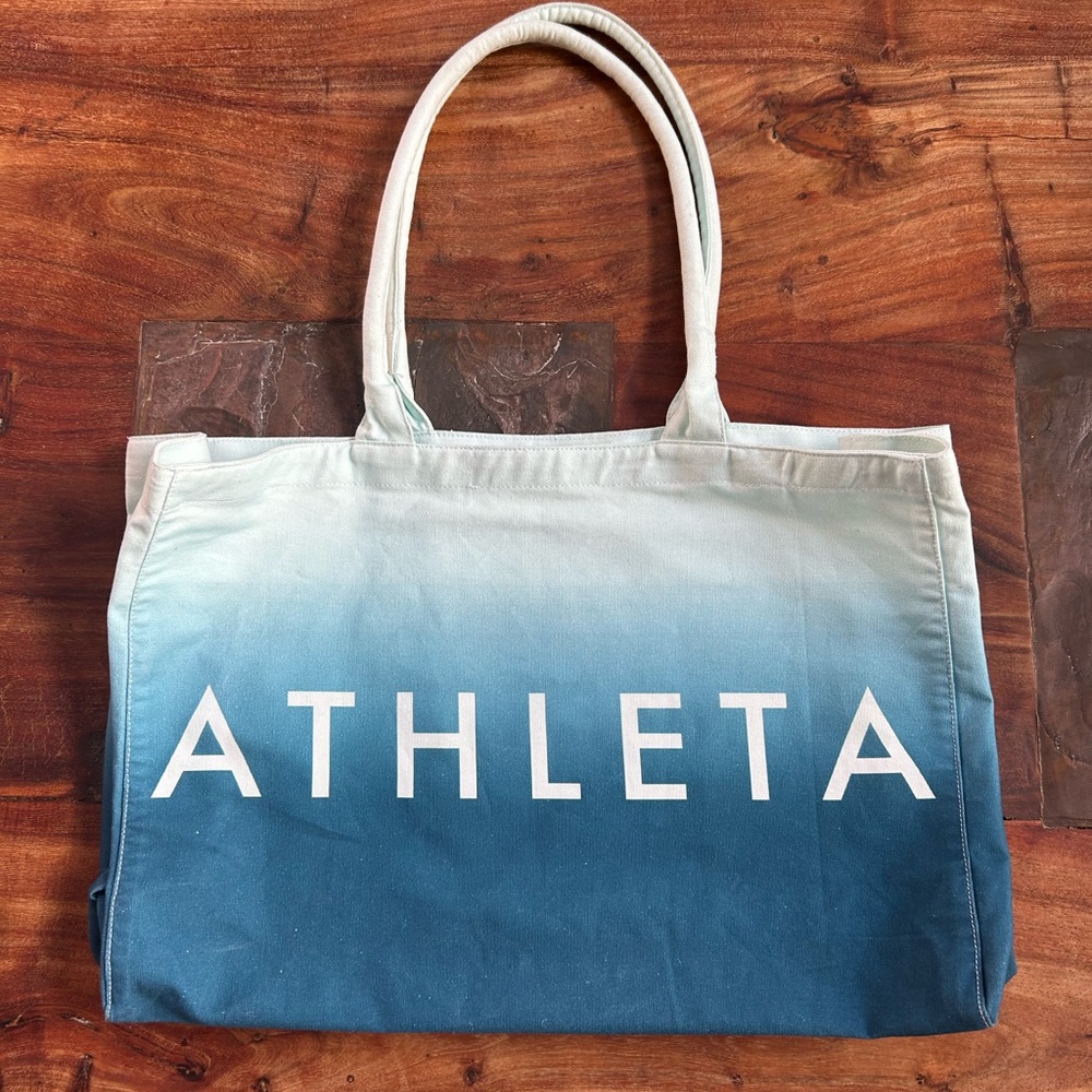 Athleta Blue Ombre Tote Bag